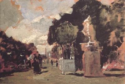 Tina Blau In the Tuileries Gardens (sunny Day) (nn02)